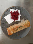 Pork, Fennel, Apple and Cream Cheese Filo Roll